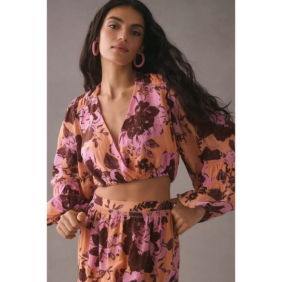 Significant Other Aisha Long-Sleeve Crop Top - New Size 4 - Picture 1 of 6